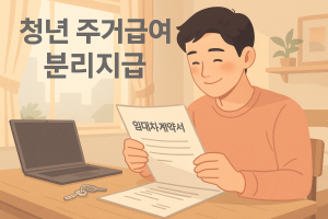 청년 주거급여 분리지급